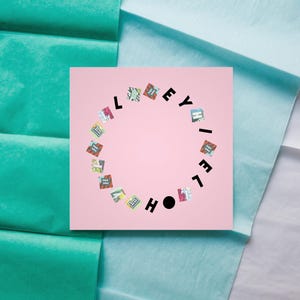 Confezione da 5 biglietti d'auguri - a sostegno dell'Alzheimer's Society - Collage x Creative Coding
