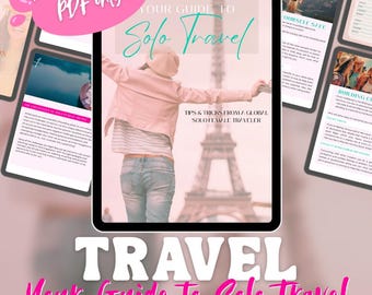 Solo Travel Guide for Women | How to Travel Alone | Instant Download PDF