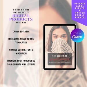 Digital Product Guide | PLR | MRR | Digital Marketing | Beginner’s Guide | Canva Templates | Digital Download