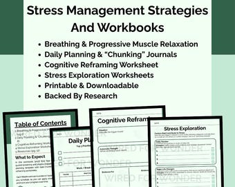 Stressbewältigungskonzepte und Arbeitshefte
