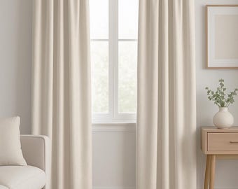 Thick Blackout Double Sided Thermal Velvet Curtain Panels for Living Room, bedroom, Room divider curtains for media, theater, dressing room