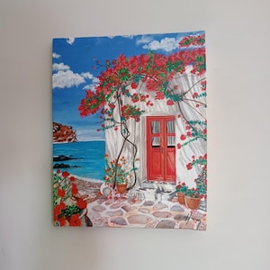 acrylic painting on canvas