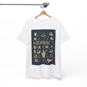 Astrology T-Shirt , new age astrology gift, Celestial Graphic Shirt, Spiritual Star Chart Gift, Mystic girls Tee