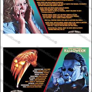 SPOOKY Halloween 2021 Jeu Cartes Instructions Flipper Version 2 Custom Printed Pinball Apron Cards