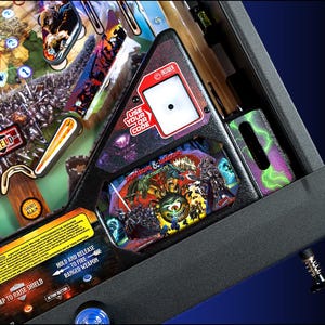 Stern Dungeons And Dragons 2025 Carte Insider Flipper - Custom Printed Pinball Apron Card
