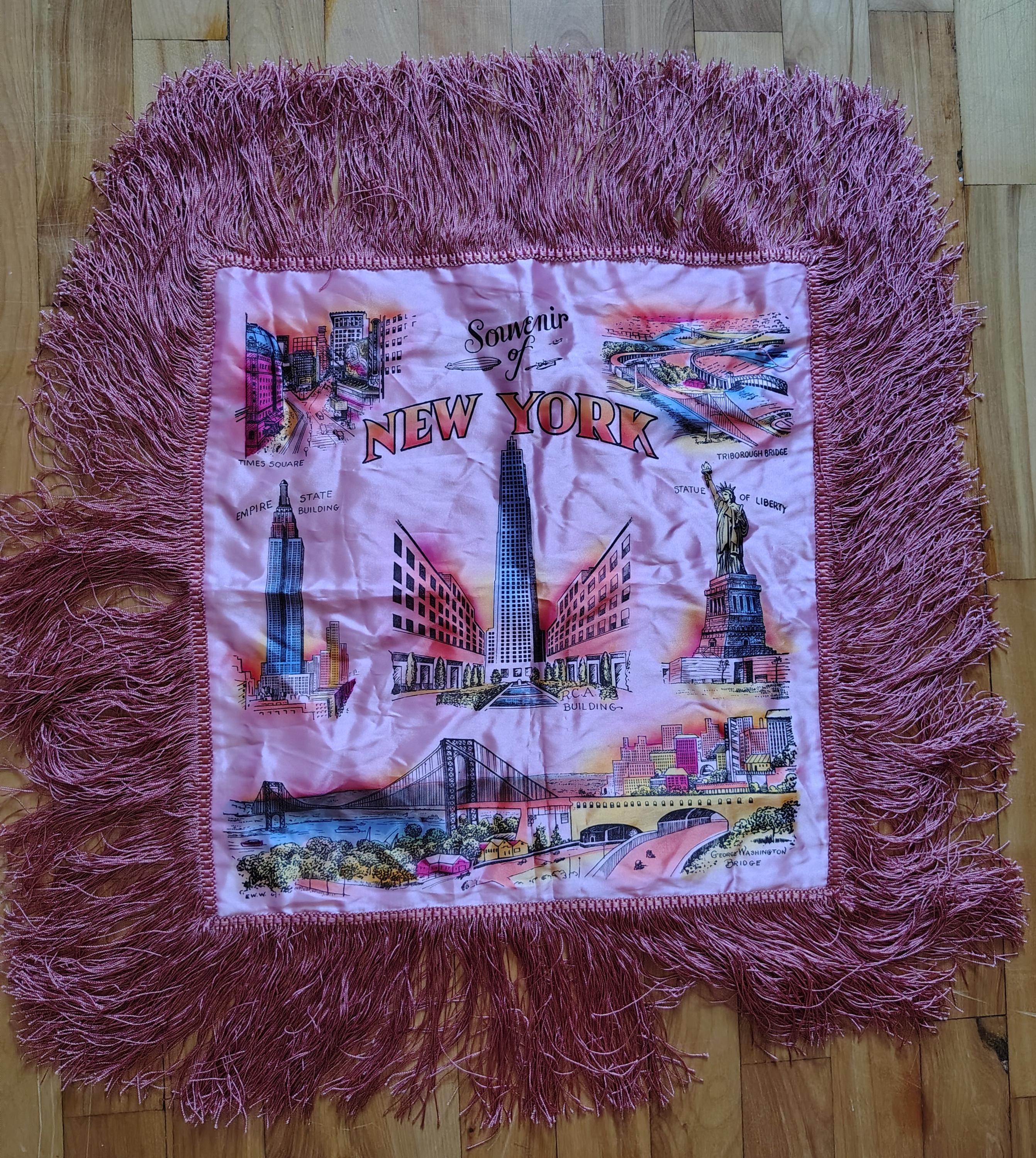 1940s Satin Pillow - Etsy Canada
