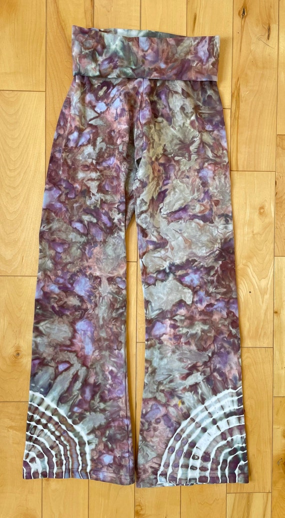 Size 8 Girls/Youth Yoga Pants - Ice Dye Cloudy Day