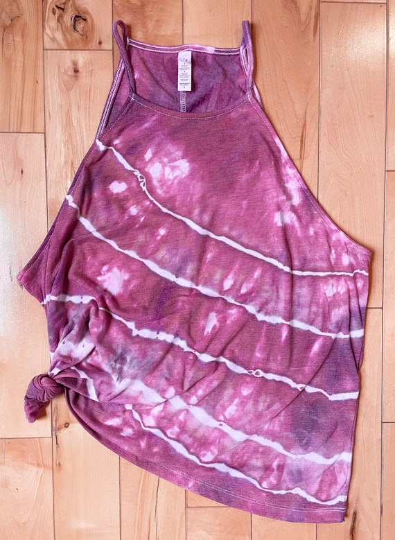 Ruby in Retrograde Ice Dyed Tank Top - Size Large