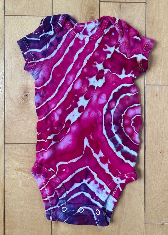 Ice Dyed Baby Onsie - 3mo