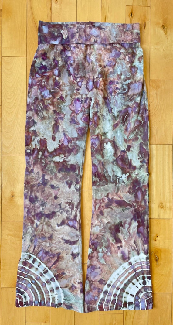 Small Ice Dye Yoga Pants! - Cloudy Day Geodes
