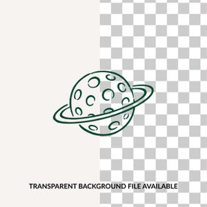50 Pickleball-Cliparts im Paket | Pickleball-Illustrationen (SVG, PNG & EPS) | Pickleball-Maskottchen, Schläger-Grafiken (Linienzeichnungen) | Sport Bild 8