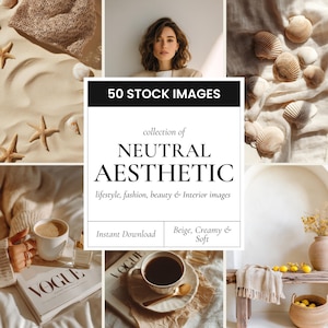 50 Neutral Aesthetic beige girl boss stock photos, Cozy Light Lifstyle & Fashion Stock Images , Vanilla Instagram Stock Photos, Insta Reel