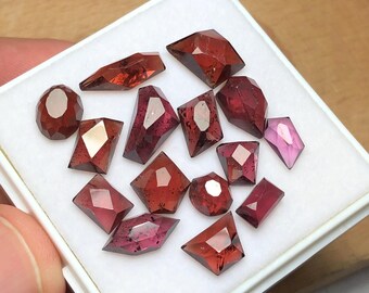 Garnet Rosecuts - 35 Carats, 6.5-13.5mm