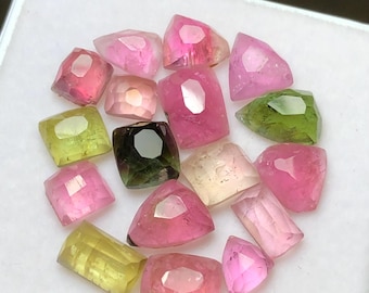 Natural Tourmaline Rosecuts - 22.50 Carats, 5.6-9mm