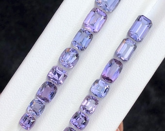 Natural Faceted Spinels: Afghanistan Gemstones (13.25 Carats Total)