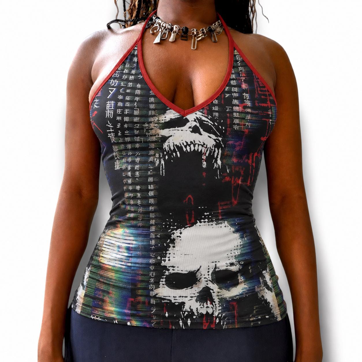 Skull Tank Top Y2k - Etsy