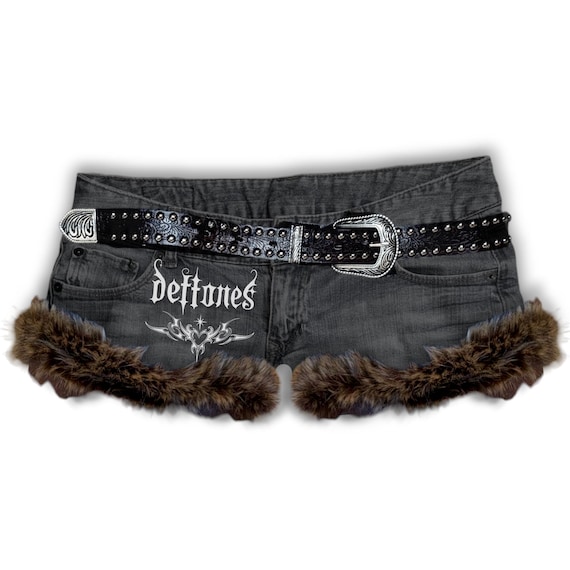 パンツ [EuroArchive]00sDenim Gimmick Shorts y2k EuroArchive] 2000s Denim Gimmick Shorts y2k