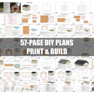 12x16 Shed Plans - DIY Building Guide - Blueprints PDF with Material List image 11