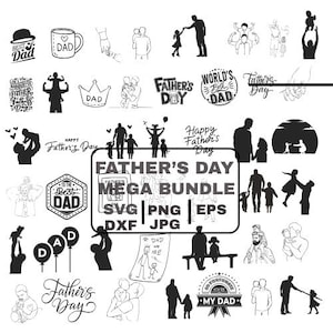 Ultimate Father’s Day SVG Mega Bundle – Dad, Papa, Grandpa & Best Dad Ever Family Cut Files for Cricut and Silhouette