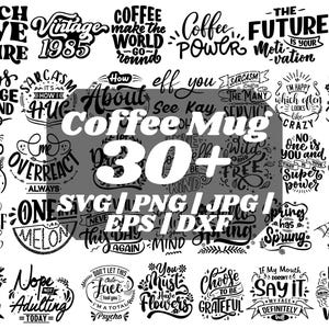Coffee Mug SVG Bundle, Funny coffee mug svg, Coffee cup svg, Office humor svg, Sarcastic quotes svg