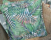 Tropical Leaves Weatherproof/UV proof Outdoor Scatter Cushion