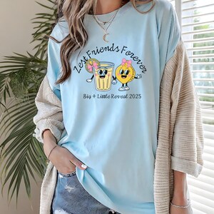 Zest Friends Forever Sorority T-Shirt, Big Little Reveal Shirt, Bid Day 2025 Tee, Citrus Theme Greek Life Merch, Unisex Comfort Fit