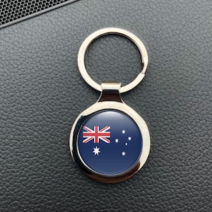 Australia National Flag keychain domed sticker decal 3D Resin Epoxy Car Motorcycle Water UV Scratch Proof High Quality