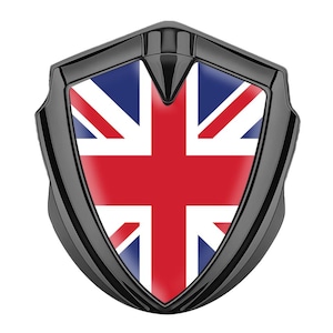 United Kingdom National Flag Metal Shield domed sticker decal 3D Universal Resin Epoxy Car Motorcycle Water UV Scratch Proof High Quality