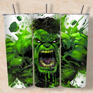 Superhero Tumbler Wrap PNG, Comic Book Hero 20oz Skinny Tumbler Sublimation Design, PNG Digital Download