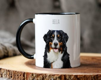 Custom Pet Mug Using Photo, Personalized Dog Portrait Coffee Cup, Gift For Pet Lovers, Dog Memorial Mug, Custom Cat Mug, Christmas Gift Idea
