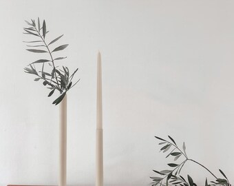 Vase NORA | modern | Scandi | candle holder | beige | black | white | taupe | metal | minimalist