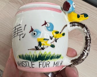 Children’s Vintage Novelty Milk Cup Mug