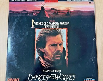 Dances with wolves laserdisc Kevin Coster Widescreen double disc set