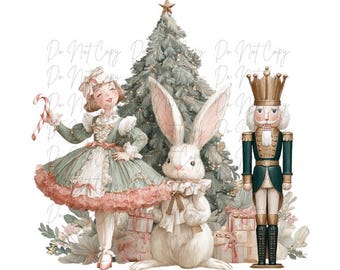 Christmas, Classic Nutcracker, DTF Transfer, Iron on, Ready to Press (Christmas, Winter, Tradition)