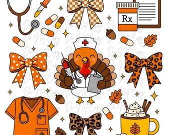 Thanksgiving DTF, Fall, Turkey Coquette, Nursing Transfer, Ready to Press, Iron on Transfer, Fall, Turkey, Thanksgiving