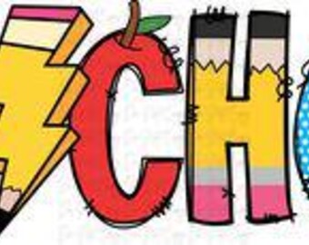 Fall, Back to School, Occupation, Teacher DTF Transfer, Iron on, Ready to Press (Fall, Occupation, Teacher)