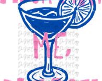 Dtf Transfer, Martini Me Please DTF, Ready to Press, Summer Shirt, Beach, Vacation, Cocktails
