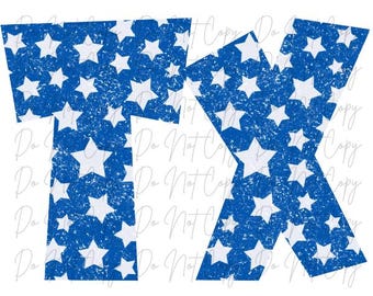 Texas DTF, Retro Star Font, Ready to Press, Iron on Transfer, States Transfer