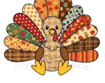Thanksgiving DTF, Fall, Turkey Transfer, Ready to Press, Iron on Transfer, Fall, Turkey, Thanksgiving