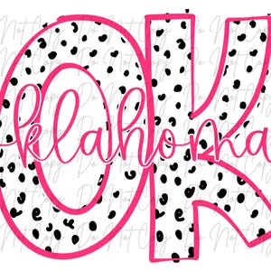Oklahoma State Dottie Loo Transfer, DTF, Iron on Ready to Press