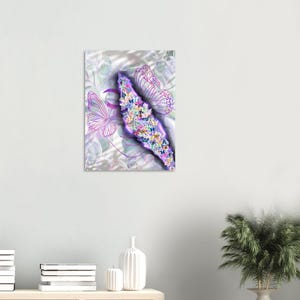 Butterfly Bloom – Poster pastello con farfalle – Natura da sogno