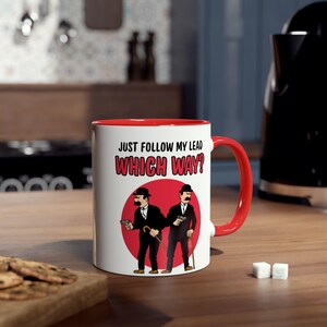 Thompson Twins Mug - TinTin, Novelty Ceramic Cup, Retro Cartoon Character Drinkware, Collectible Tea Cup, Unique Gift
