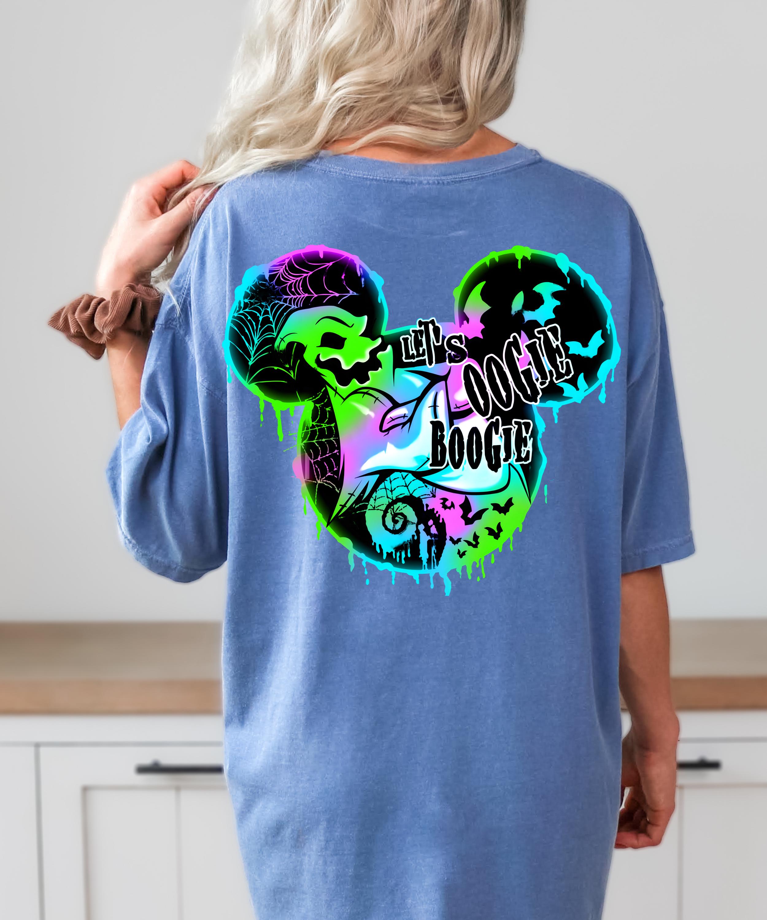 Booge R Colours Comfort Colors Oogie Boogie Shirt, Halloween Family Party Tee - Etsy