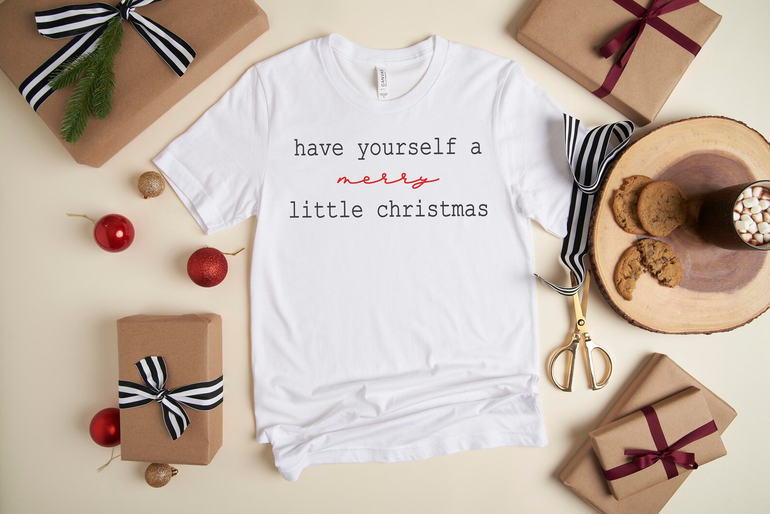 Merry Christmas Tee Christmas Graphic Tee Simple Christmas Etsy Christmas Graphic Tee