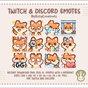 Fox Emotes Pack - 12 Emotes Ready To Use