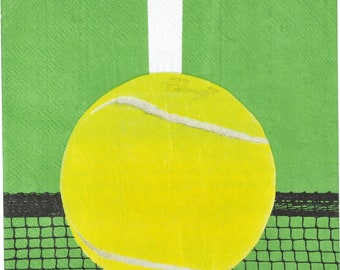 18 Tennis Ball Balloon Foil Mylar Balloon Sports Etsy