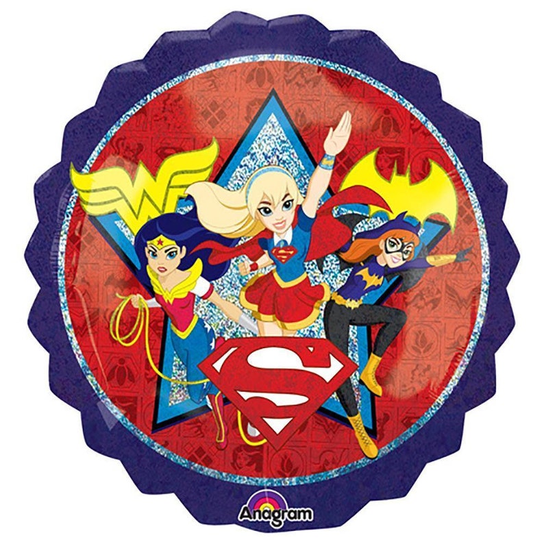Girls Theme Heroes DC Hero Girls Superhero Girls DC Girls Birthday DC Super Hero Girls 28 Balloon Super Hero Girl Birthday