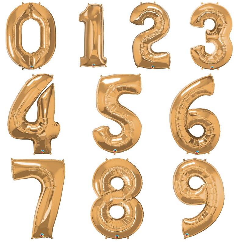 Birthday Decor Adult Birthday Party Decor Number Balloons Gold Birthday Banner 34 Metallic Gold Number Birthday Foil Balloon