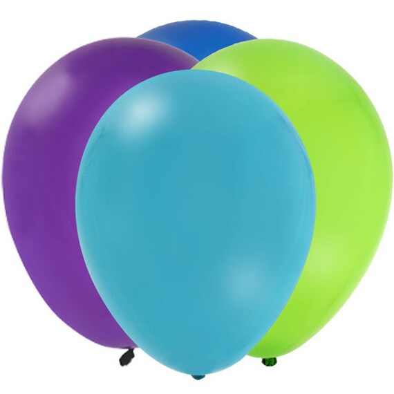 Monsters Inc Coordinating 11 Latex Balloons 12 Pack Etsy