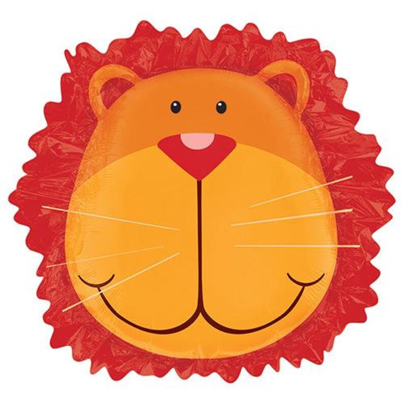 Lion King Party Animal Jungle Party Decor Zoo Nala Circus Party Safari Party Decor 24 Lion Foil Balloon Animal Balloons Simba